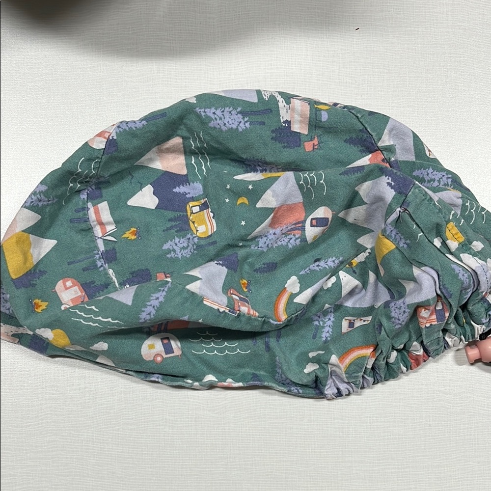 Colorful Patterned Scrub Cap
